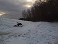 Mathias falling on Tricksski
