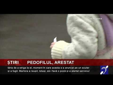 Pedofilul din Cluj-Napoca a fost arestat