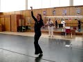 Sohaila demonstrates the gallop rhythm with zills to the beledi drumbeat, guest percussionist Dave Dhillon - Dance 162 Palomar College www.sohailainternational.com