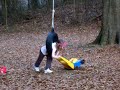 Gracie + Tire Swing + Toy Mower = FUN! Part 2 Gracie + Tire Swing + Toy Mower = FUN! Part 2