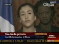 ingrid betancourt concede rueda de prensa en el eliseo