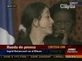 ingrid betancourt concede rueda de prensa en el eliseo