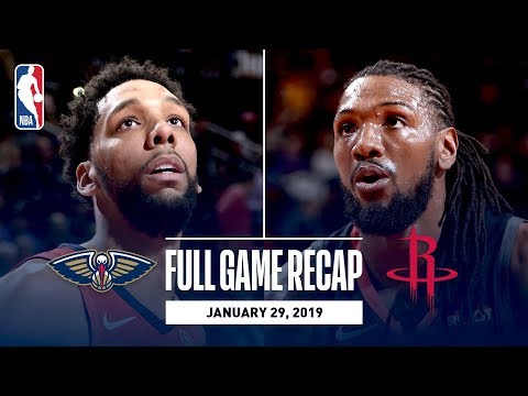 Video: Full Game Recap: Pelicans vs Rockets | Okafor Records Season-High 27