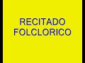 recitado el borracho