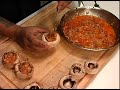 Easy Italian Appetizer Recipes : How to Add Filling to Mushroom Caps Easy Italian Appetizer Recipes : How to Add Filling to Mushroom Caps