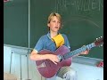 scene uit de musical: bende in de bovenbouw uit 2007.