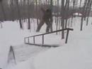 Urban Jibbing Lenny SNOWBOARDING in Montreal pt2/ HELLPERADO