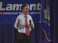 Ned Lamont at Conn College Town Hall