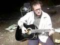 Charles Jarvis playing Beatles at poetry happening