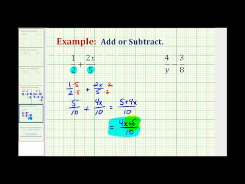 how to isolate a variable in the numerator and denominator