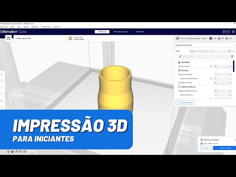 Impressão 3D para iniciantes - Nivelar, fatiar e imprimir