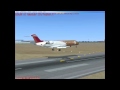 FSX: CRJ 700 landing in Frankfurt