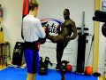 alain ngalani martial arts training   bag work