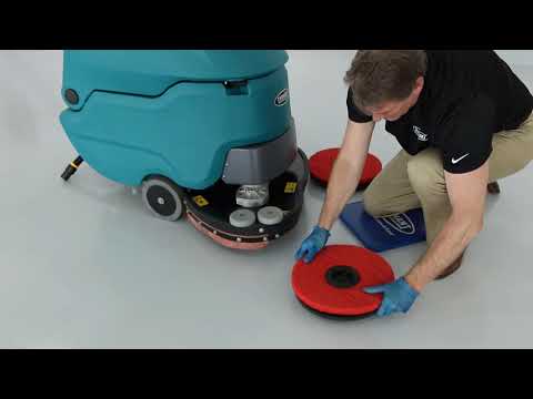 Youtube External Video Get a dependable clean without sacrificing any level of productivity. The T390 is a straightforward scrubber that allows for quick clean with its 28 in / 710 mm dual disk scrub path.