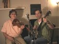 rehearsal in june, 2007.  jonny anderson on fiddle, tom collins on banjo and vocals.

www.newhottimes.com