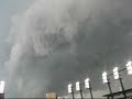 Big storm coming at Comerica Park in Detroit