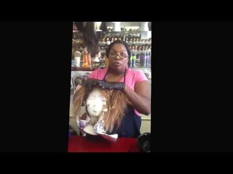 how to dye human hair wig