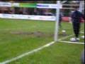 Stefan Wächter (Hansa Rostock) beim Aufwärmen...