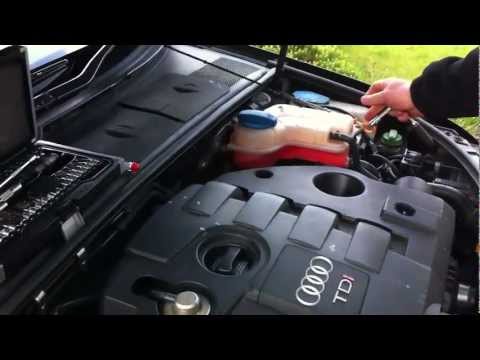 Audi A4 TDI tuning chip box install in reverse
