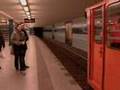 Fiat 500 Rides Berlin U-Bahn