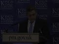 The PM outlines NHS reforms