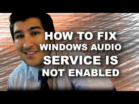 how to enable audio device