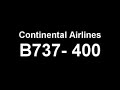 ms flight sim  awesome video! continental airways b737 400