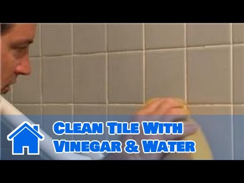 video-linktoworks-Bathroom Tiling : How to Clean Tile With Vinegar &...