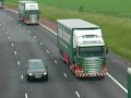 Eddie Stobart Convoy heading onto the M6