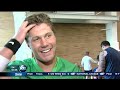 KSL's Jeremiah Jensen catches up with BYU quarterback Riley Nelson as spring football wraps up in Provo.