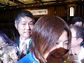 北京オリンピック レスリング壮行会　花道
