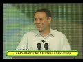 Lakas-Kampi-CMD Natl Convention - Gibo Teodoro speech 2