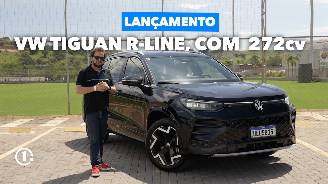 NOVO VW TIGUAN R-LINE! Como anda o SUV e seus 272 cv!