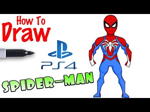 video-linktoworks-How to Draw Spider-man | PS4 - YouTube