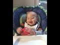 Mason making himself laugh