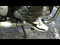 Right foot shifter on a Royal Enfield