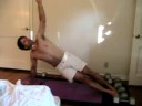 Side Plank yoga pose 1st time 30 seconds