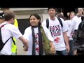 Global Olympic handshake