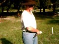 My \"Curley Bill spin\" cowboy holster draw My \"Curley Bill spin\" cowboy holster draw
