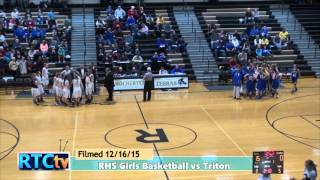 RHS Girls Basketball vs Triton Trojans