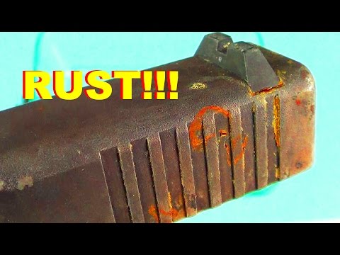 how to remove rust from a gun