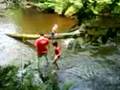 joanne lee and scott in a waterfall