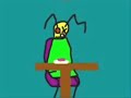Flippy the Freak eats a doughnut