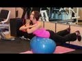 Back Exercises in the Gym With a Swiss Ball