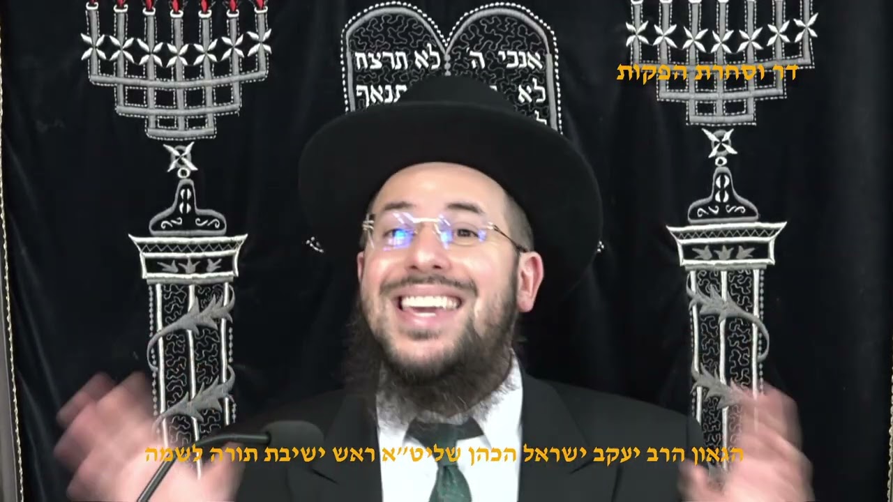 הגאון הרב יעקב ישראל הכהן שליט"א הלכות שבת חלק ב