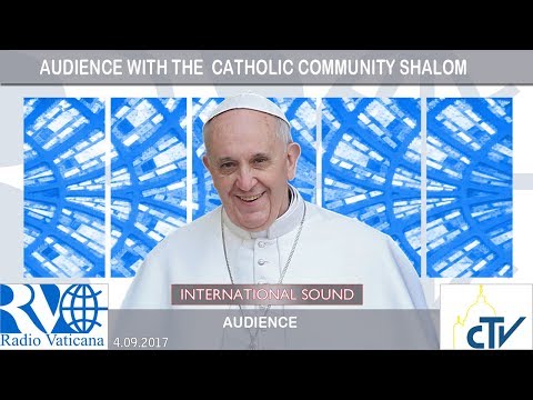 Papa e o Shalom na Sala Paulo VI