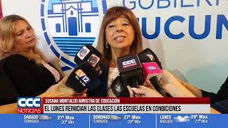 SUSANA MONTALDO MINISTRA DE EDUCACIÓN