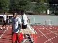 Wolfpack Sprinters drill after running workout