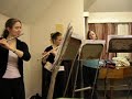 Reading University Flute Choir playing Bagatelle Reading University Flute Choir playing Bagatelle