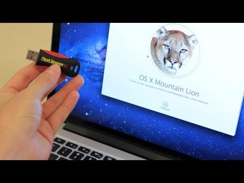 how to install mountain lion by usb
